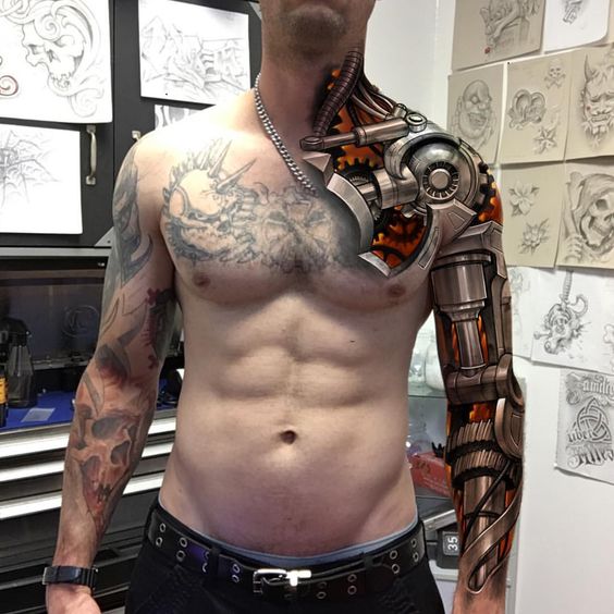 Biomechanical Tattoo