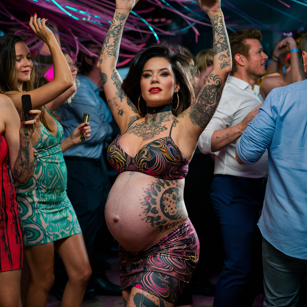 Pregnant Women with Tattoos