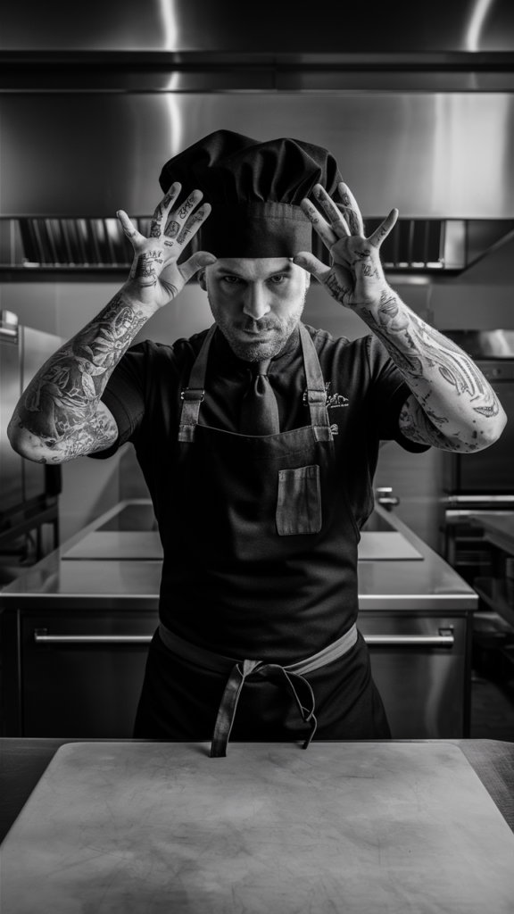 Chef with Tattoos