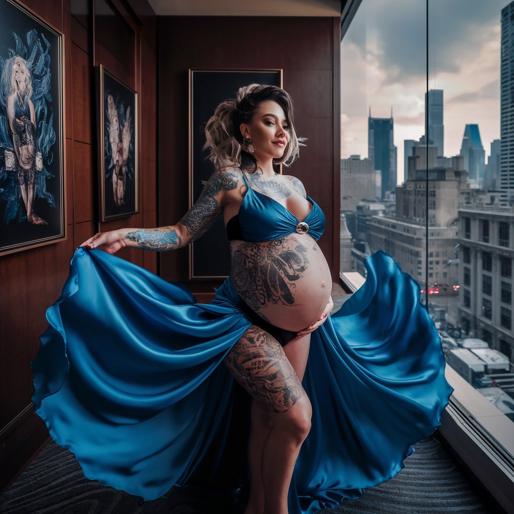 Pregnant Women with Tattoos