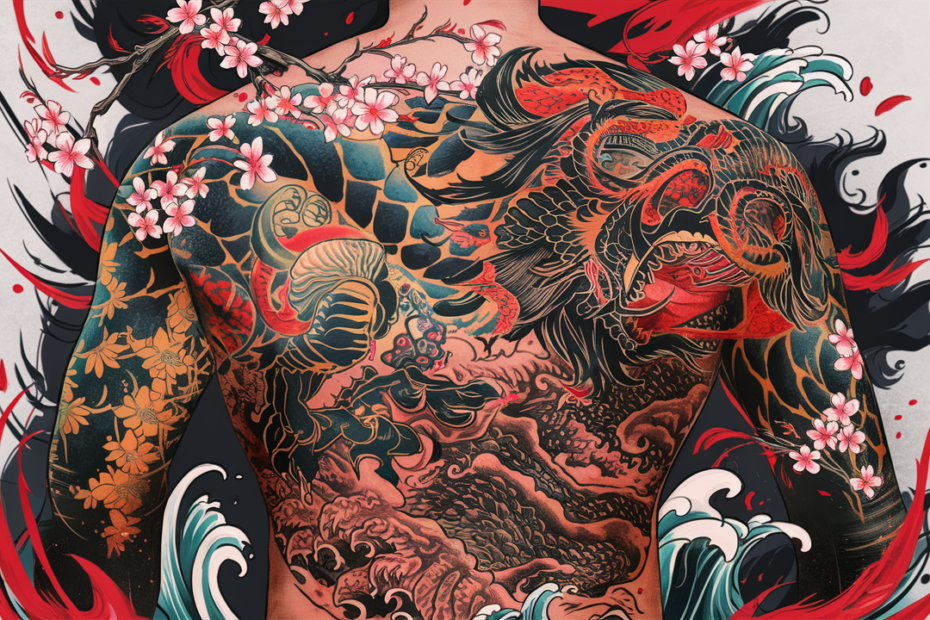 Japanese Backpiece Tattoos