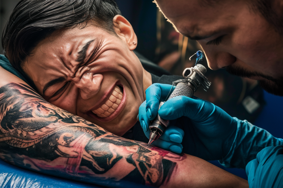 Does getting a tattoo hurt?