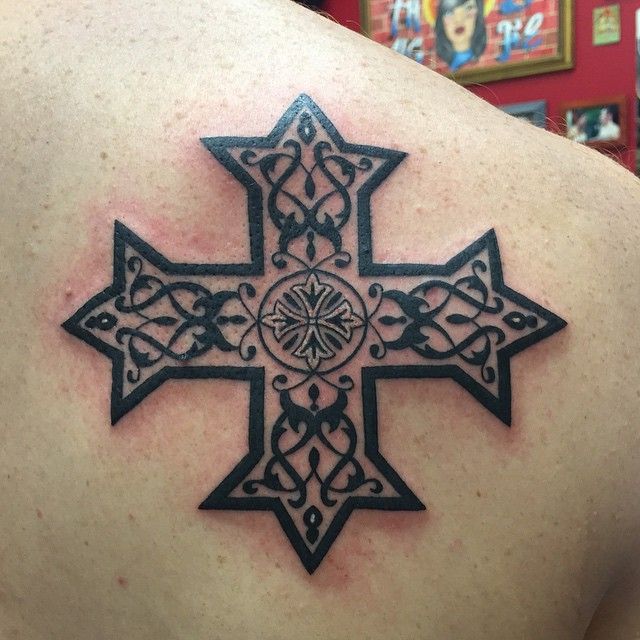 Coptic Cross Tattoo Ideas