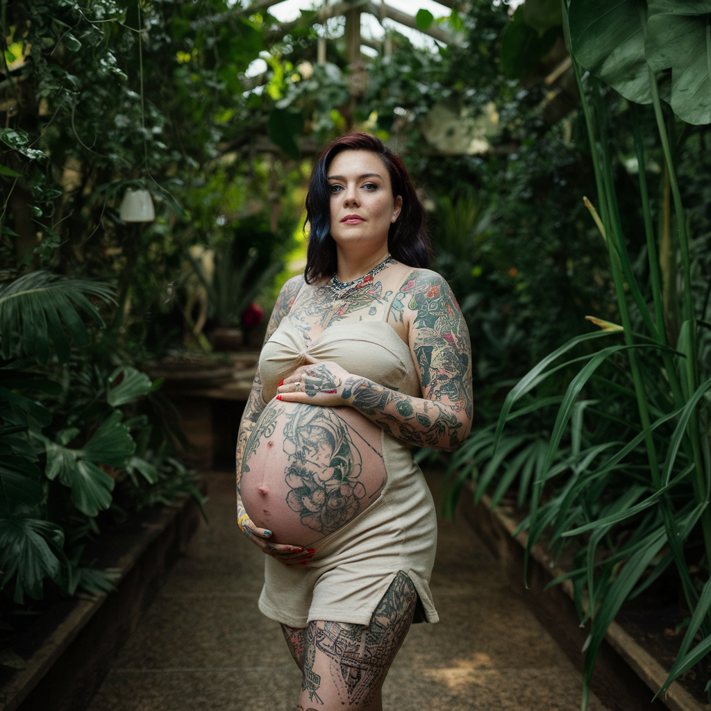 Pregnant Women with Tattoos