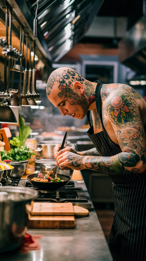 Chef with Tattoos