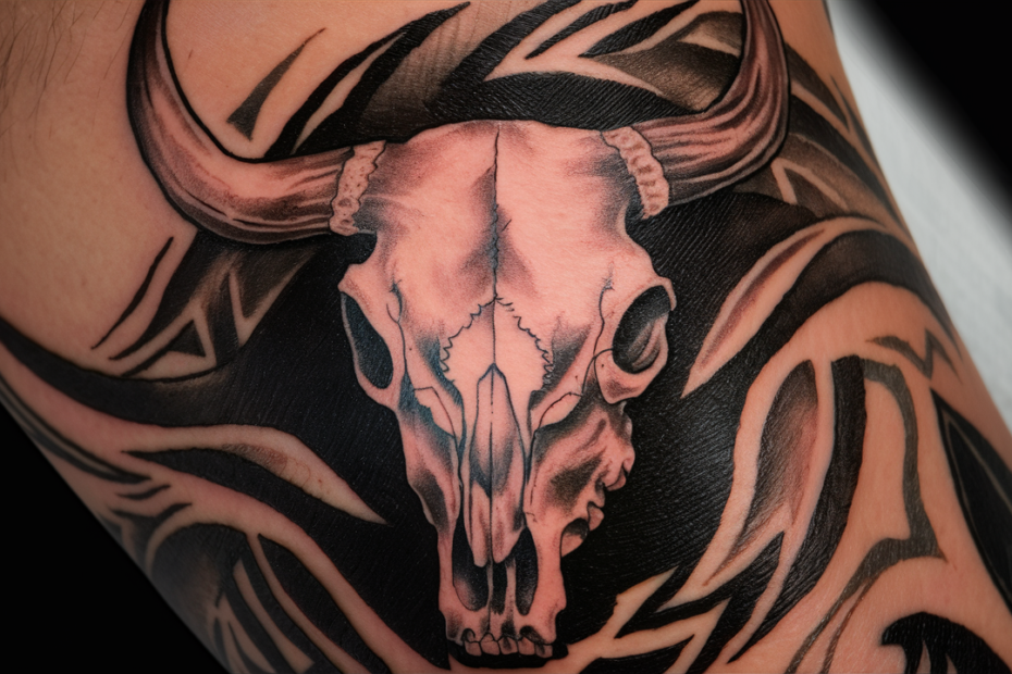 Meaning of Bull Skull Tattoo