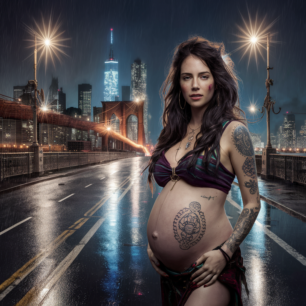 Pregnant Women with Tattoos