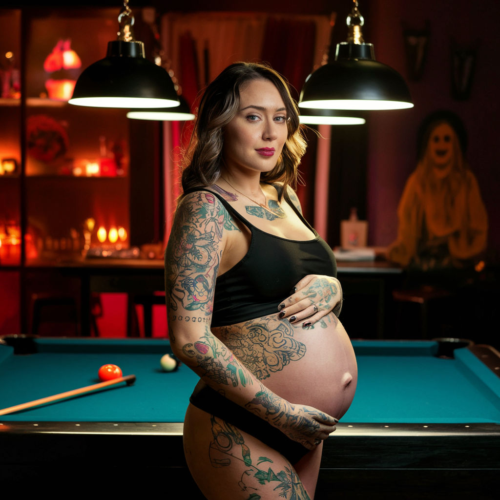 Pregnant Women with Tattoos