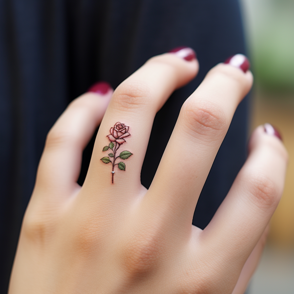 Cultural and Traditional Symbols finger tattoo ideas