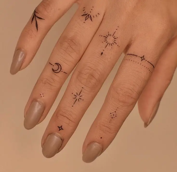 minimalist finger tattoo ideas